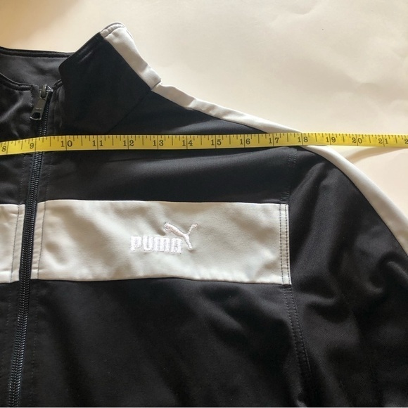 Puma Men’s Performance Black Gray Tricot Track Jacket Size M - Picture 12 of 16